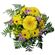 Sorceress. A bright sunny arrangement of yellow gerberas and chrysanthemums.. Malaysia