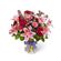 Queen of East. Exquisite bouquet with asiatic lilies, roses, gerbera daisies and green fillers.