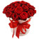 Red Rose Gift Box. Modern gift box full of freshest roses is great help to win someone&#39;s heart.