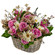 floral arrangement in a basket. Phillippines