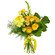 Yellow bouquet of roses and chrysanthemum. Phillippines