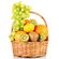 &#39;Summer&#39; Fruit Basket. Basket of fresh fruit.